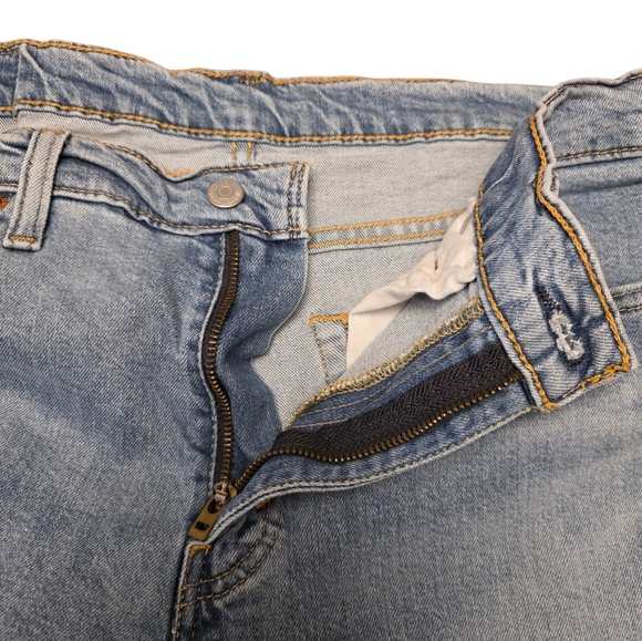 Mens 511 Levi's Light Blue Straight Leg Jeans Slim 36x32 Run Small - Picture 3 of 13
